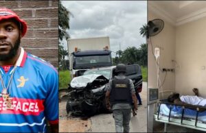 Rapper Odumodublvck hospitalised after surviving car crash
