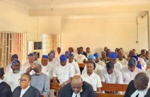 Lagos lawmakers arrive court over Obasa removal suit