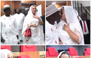 Moment Natasha arrived Senate amidst controversy
