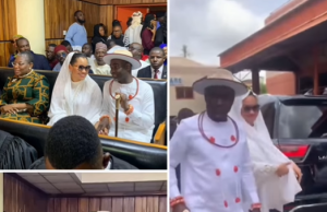 Senator Natasha, Husband Arrive At Abuja Court Ahead Of Her Arraignment In Defamation Case