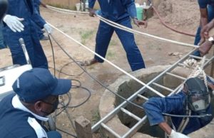 Lagos Fire Service Rescues Man Trapped In 80-Foot Well