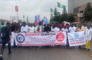 Niger Delta Youths Protest, Barricade NNPCL Towers