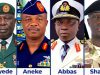 JUST IN: New Service Chiefs Arrive NASS For Screening