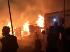 Millions Lost As Fire Razes Section Of Gombe Timber Market