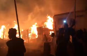 Millions Lost As Fire Razes Section Of Gombe Timber Market