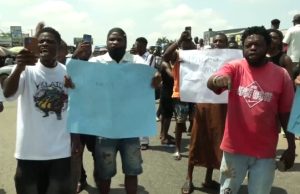 Nigeria Youths Protest Hardship, Ground Benin-Lagos Expressway