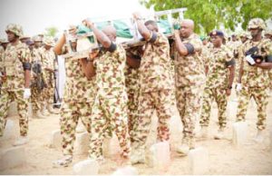 Brig. Gen. Braimah, 7 fallen soldiers buried in Borno