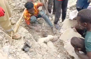 Abuja Building Collapse Kills Not Less Than 60, 10 Rescued As Search Continues