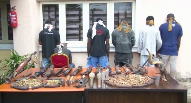 Enugu-suspects-and-arms