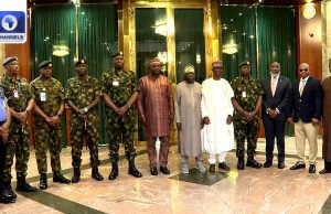 VIDEO: President Tinubu Meets With Security Chiefs, Review Strategies 0o2vrwywivy