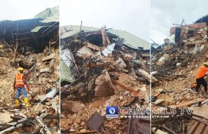 Students Feared Trapped As Private Hostel Near Oko Polytechnic Collapses Anambra-building-collapse-1