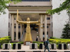 Two Ansaru Commanders Plead Guilty To Terrorism, Kidnapping Federal-High-Court-premises-in-Abuja (1)