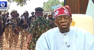 Tinubu Approves 12 Divisions For Nigerian Army, Recruitment Of 28,000 Personnel Tinubu-and-soldiers
