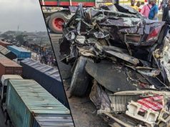 One Dead As Multi-Car Crash On Kara Bridge Causes Gridlock Along Lagos-Ibadan Expressway kara-bridge-accident-1