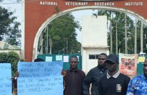 Youths Lock NVRI Gates As Berom Community Protests FCAHPT Provost’s Appointment protest-jos