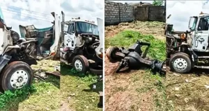 Police Bust Suspected Trailer-Dismantling Syndicate, Arrest Five In Ogun syndicate