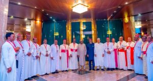 We Have Stabilised Nigeria And Delivered Economy From Bankruptcy, Tinubu Tells Catholic Bishops tinubu-catholic-bishops