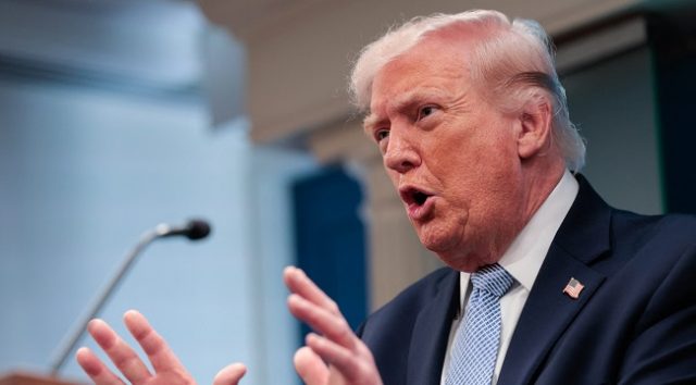 US President Donald Trump holds presser amid Iran war