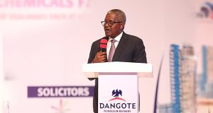 Our Drivers, Cooks, Everybody Will Now Have Stakes In The Refinery, Dangote Declares At IPO Signing ALIKO-DANGOTE
