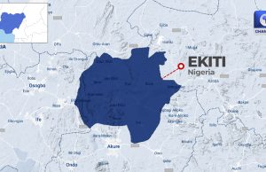 Meat Seller Allegedly Hacks 25-Year-Old Wife To Death In Ekiti Ekiti_State_Map_HD