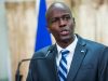 18 Suspects Arrested In Killing Of Haitian President (FILES) In this file photo former Haitian President Jovenel Moise speaks at the swearing in ceremony for Prime Minister Jack Guy Lafontant at the National Palace in Port-au-Prince on February 24, 2017. - The assassins on July 7, 2021 of Haiti's president were "professional" mercenaries who disguised themselves as US agents and may have already left the country, Haiti's ambassador to the United States said. "It was a well-orchestrated attack and those were professionals," Ambassador Bocchit Edmond told reporters. "We have a video and we believe that those are mercenaries." (Photo by Pierre Michel Jean / AFP)
