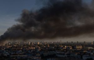 WAR: Russia Resumes Strikes On Ukraine Despite Trump’s Mediation Smoke-rises-over-the-city-following-a-Russian-air-attack-on-Kyiv-on-September-8-2026-amid-the-Russ