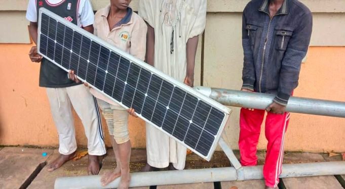 FCT police command arrests 10 suspected vandals, recovers armoured cables, solar street lights Au2