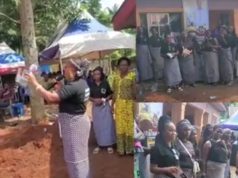 Nigerian woman speaks out at funeral, expresses concern over alarming mortality rate among men